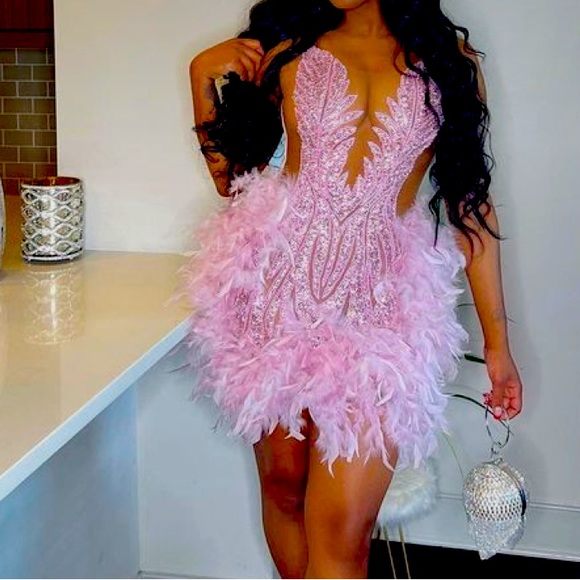 Pretty pink prom dress / birthday dress